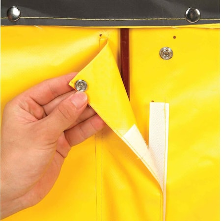 Global Industrial Replacement Liner for Vinyl Basket Bulk Truck, 24 Bushel, Yellow 241991YL